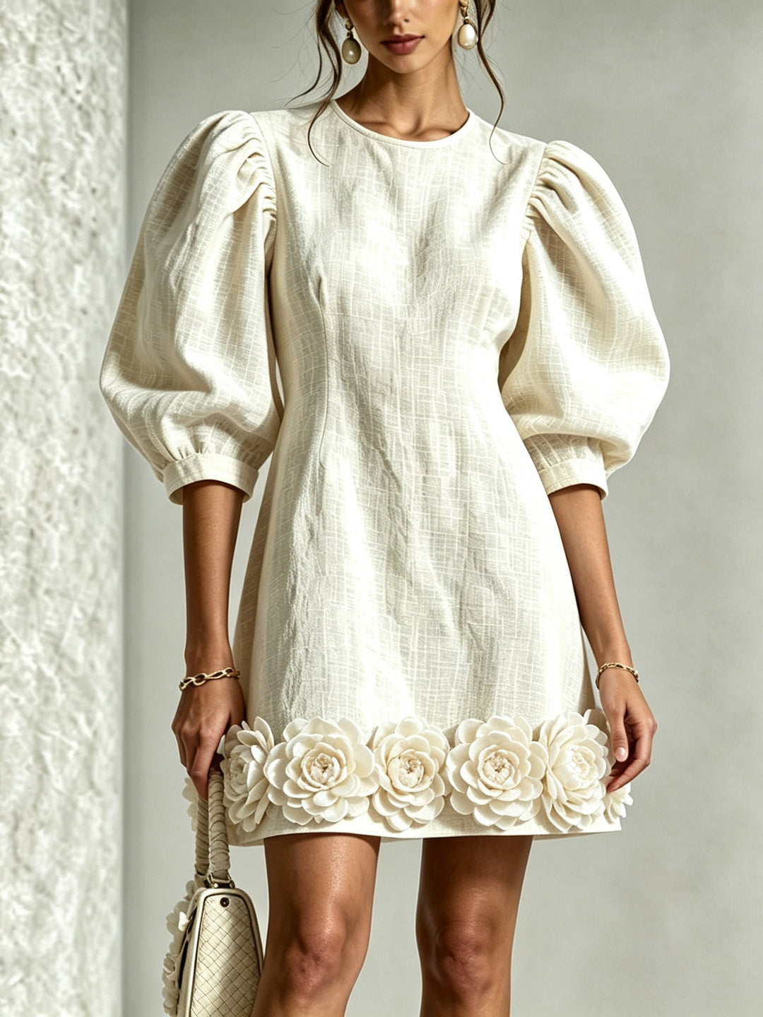 Floral Button Dresses