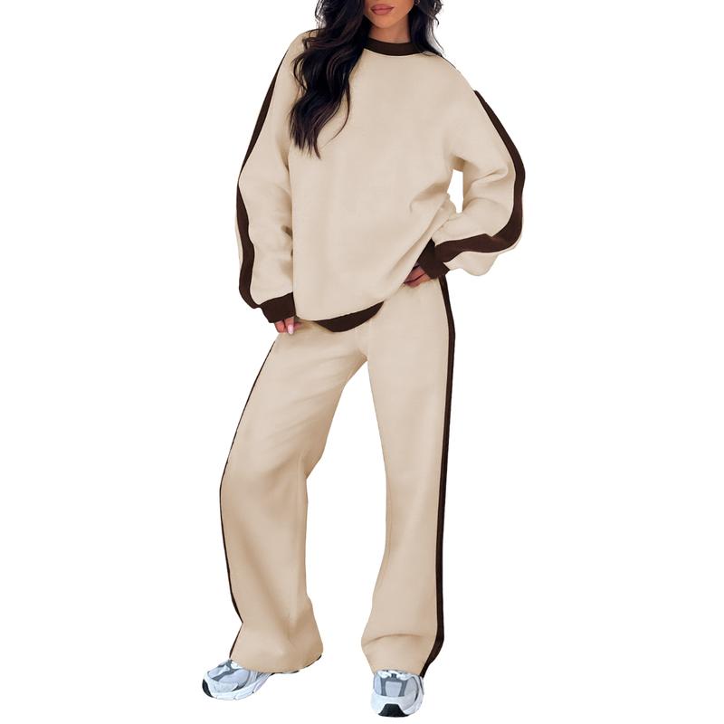 SANDI™ - Comfortable 2-Piece Lounge Set Sweatshirt & Straight Leg Pants