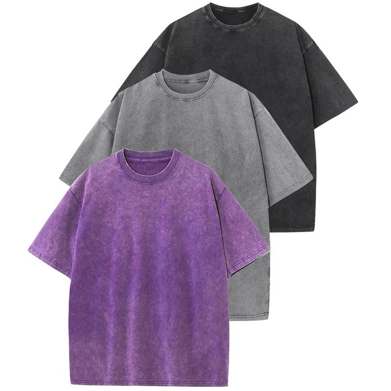 HOLLIE™ - Casual Crew Neck Loose Fit T-Shirt (3-Pack)