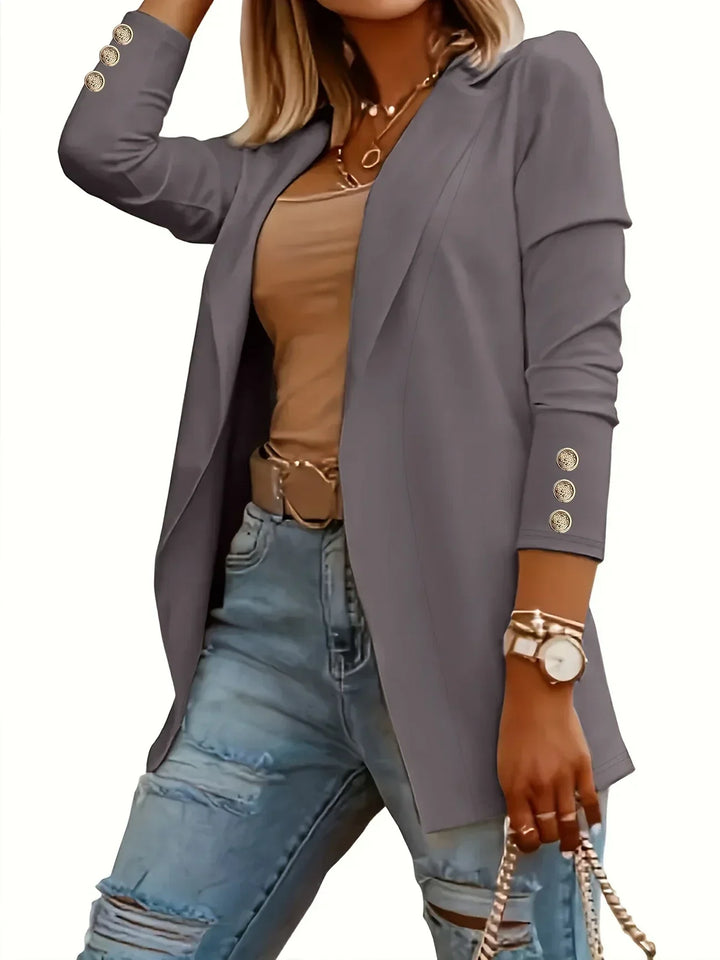 EMMA™ - Chic Open Front Jacket