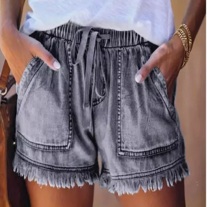 IMELDA™ – Casual Soft Waist-Tie Loose Fit Shorts