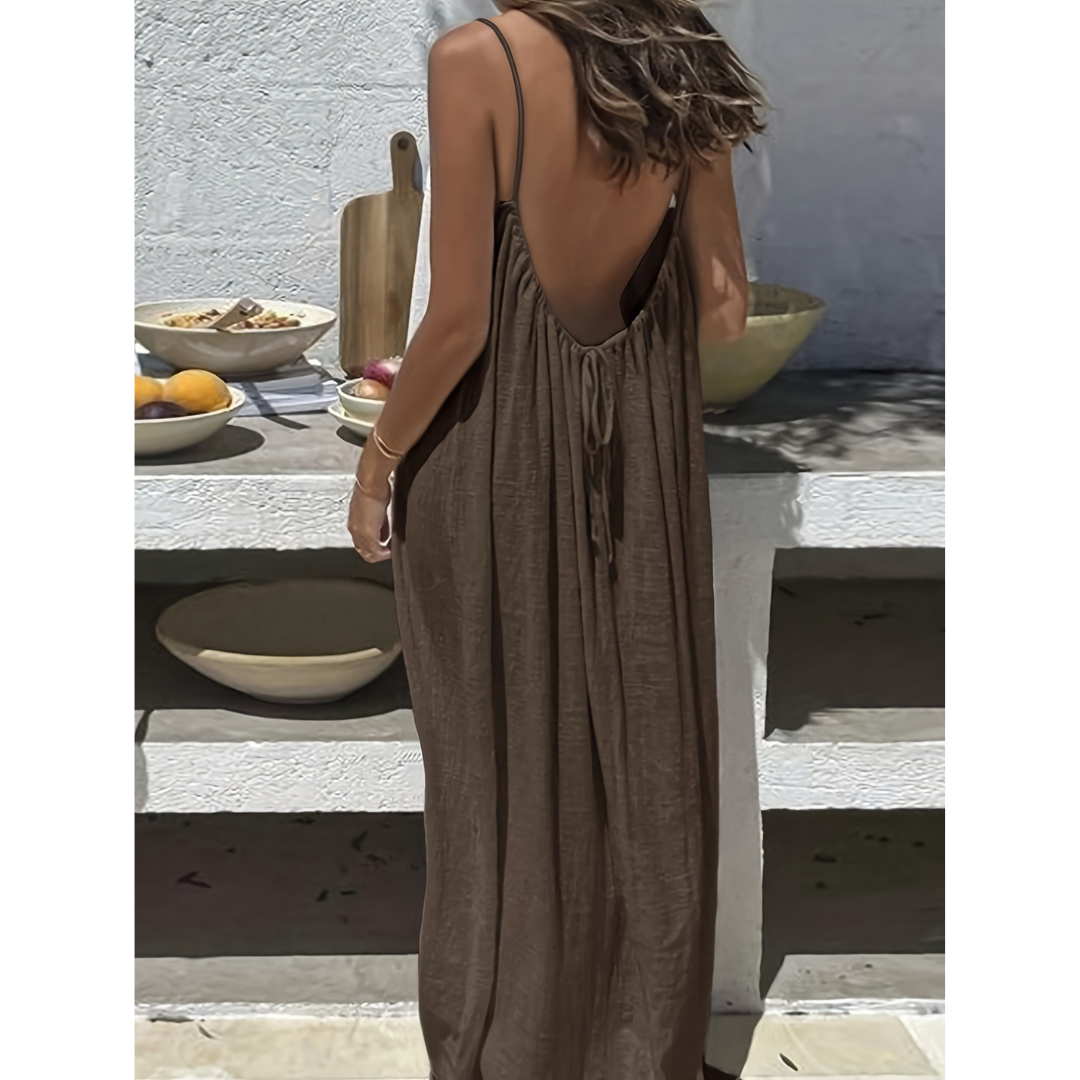 AFILA™ – Casual Backless Cami Summer Dress
