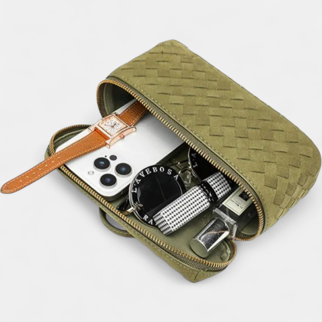 BRIGETTE™ – Vintage Matte Hand-Woven Box Bag
