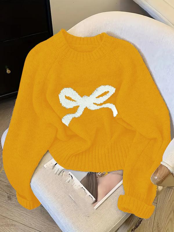 GRACIE™ - Elegant Bow Knit Sweater for Fall & Winter Fashion