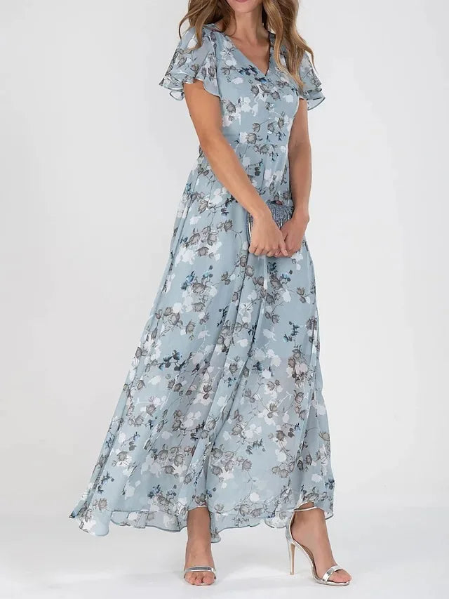 BRENDA™ – Flowing Floral Maxi Dress