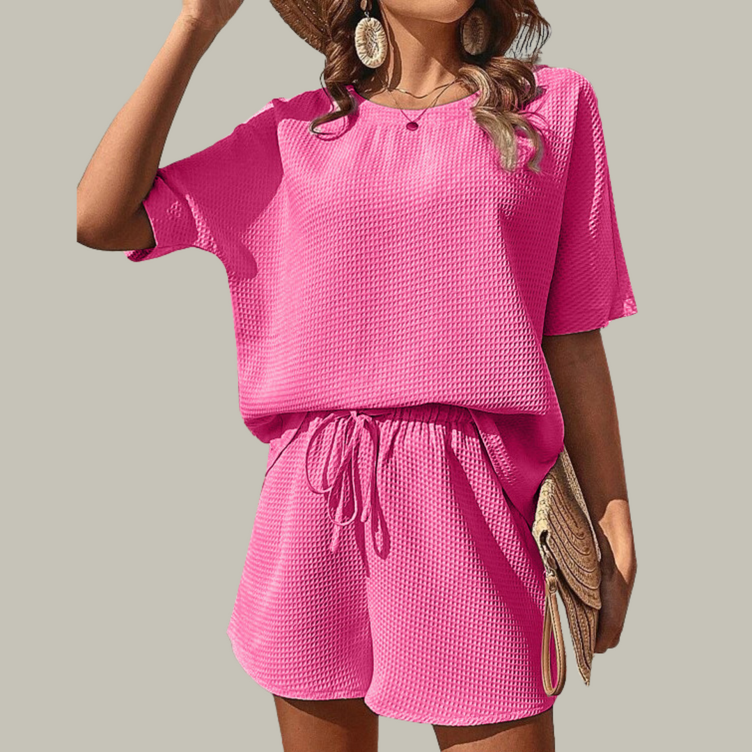 NIEVES™ – Casual Plus Size Summer Lounge Set