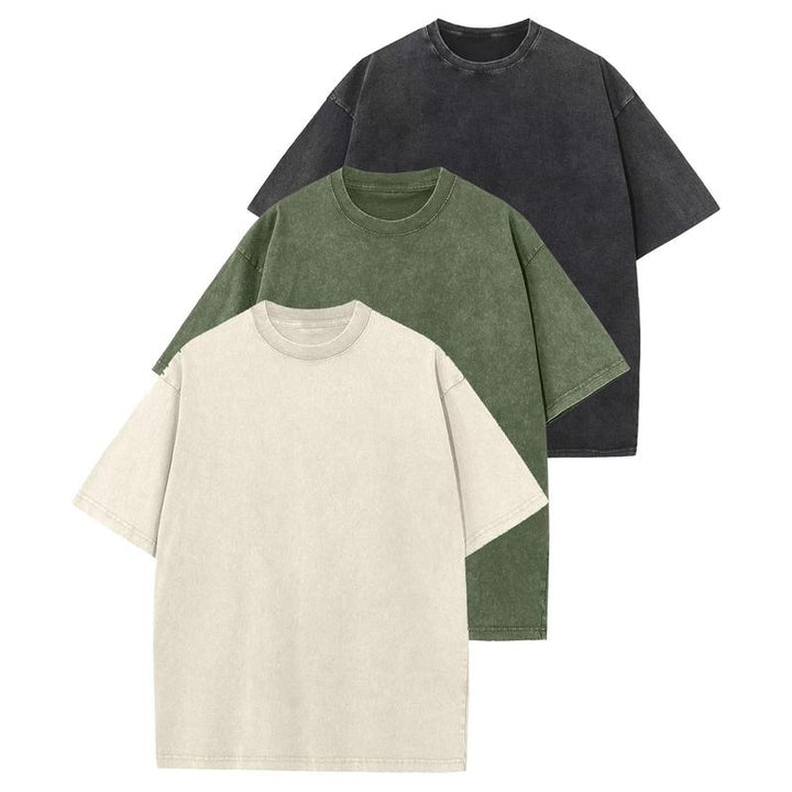 HOLLIE™ - Casual Crew Neck Loose Fit T-Shirt (3-Pack)