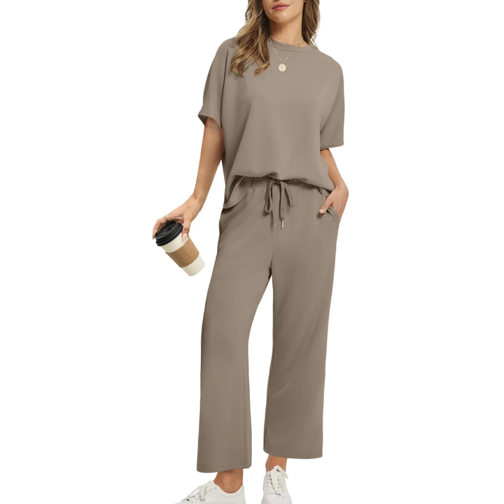 JULIE™ – Women's Oversized Cropped Lounge Set