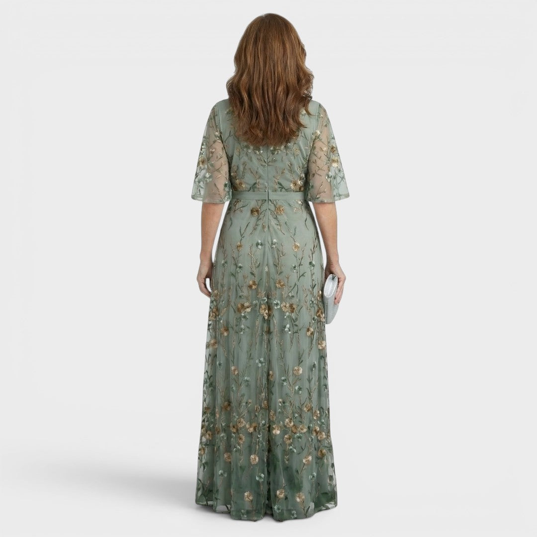 Daniela | Elegant Halter Maxi Dress