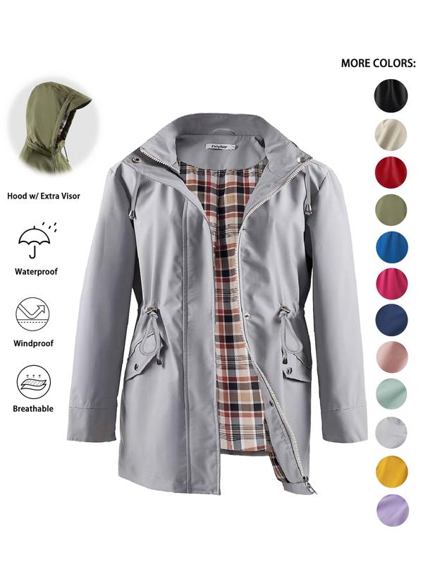 DENA™ - Lightweight Hooded Trench Coat for Casual Outings