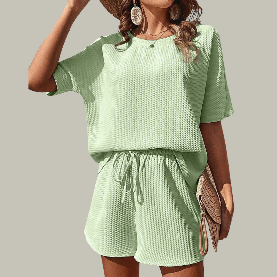 NIEVES™ – Casual Plus Size Summer Lounge Set