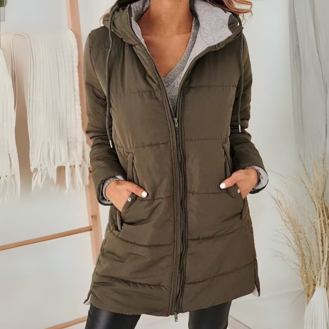 YILA™ - Casual Hooded Puffer Down Jacket