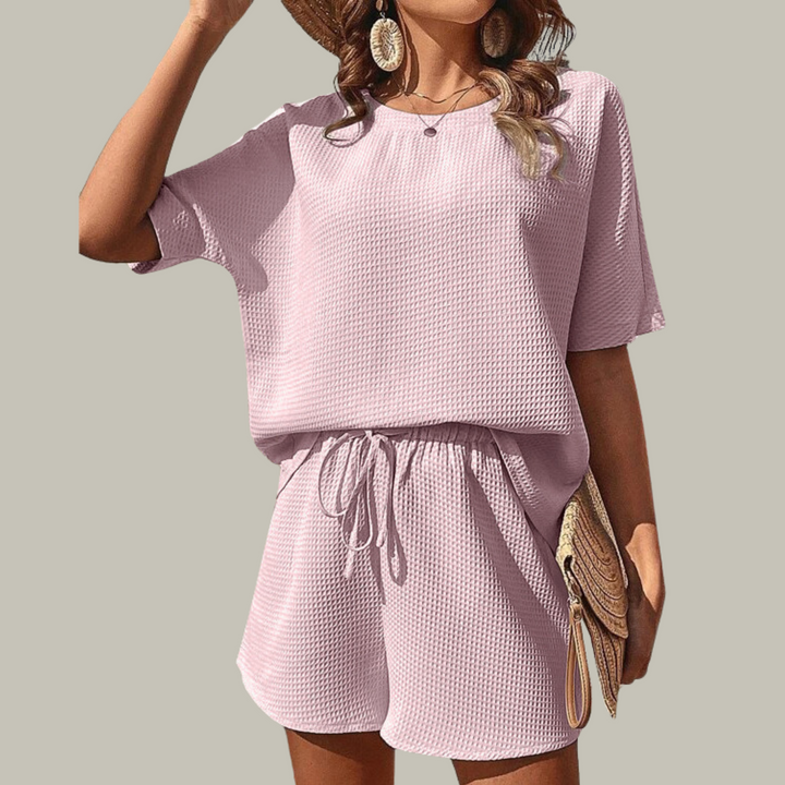 NIEVES™ – Casual Plus Size Summer Lounge Set