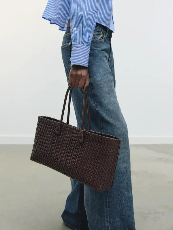LINDSAY™ - Elegant Woven Tote Bag for Casual Daily Use