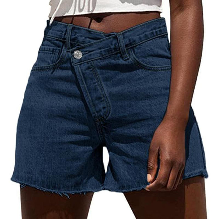BITUIN™ – Casual High Waisted Crossover Summer Shorts
