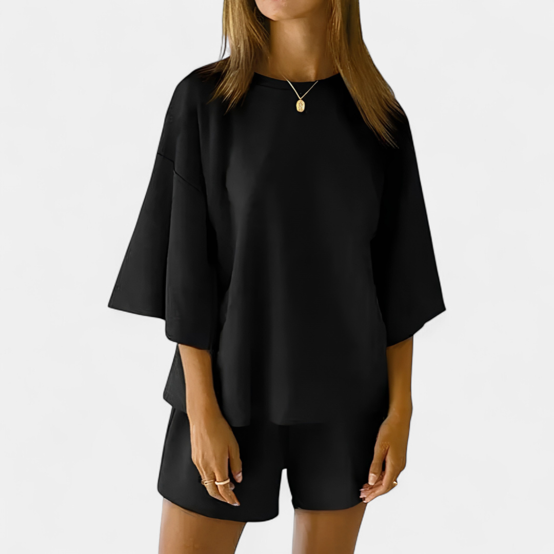 DAXINE™ – Relaxed 3/4 Sleeve Lounge Set