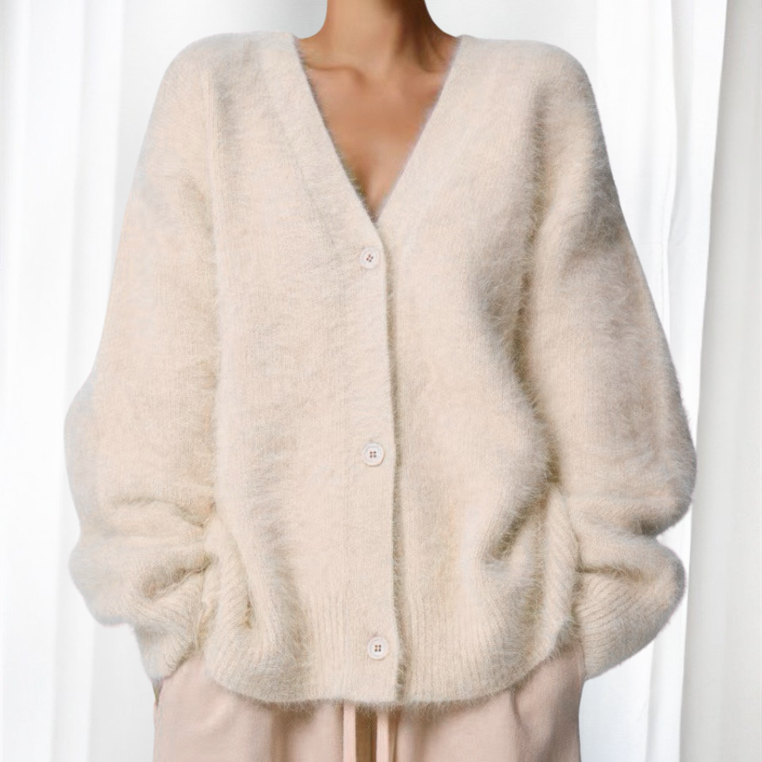 QUINCY™ - Comfy Button Front Drop Shoulder Cardigan