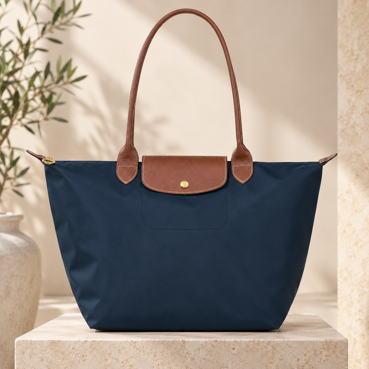 Navy Blue Grande Tote Bag