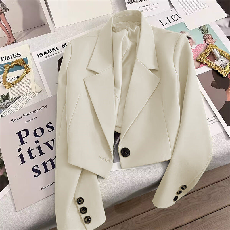 CORALIE™ - Sophisticated Cropped Blazer