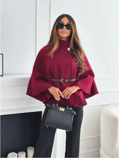 GAMORA™ - Stylish High Neck Cape Jacket