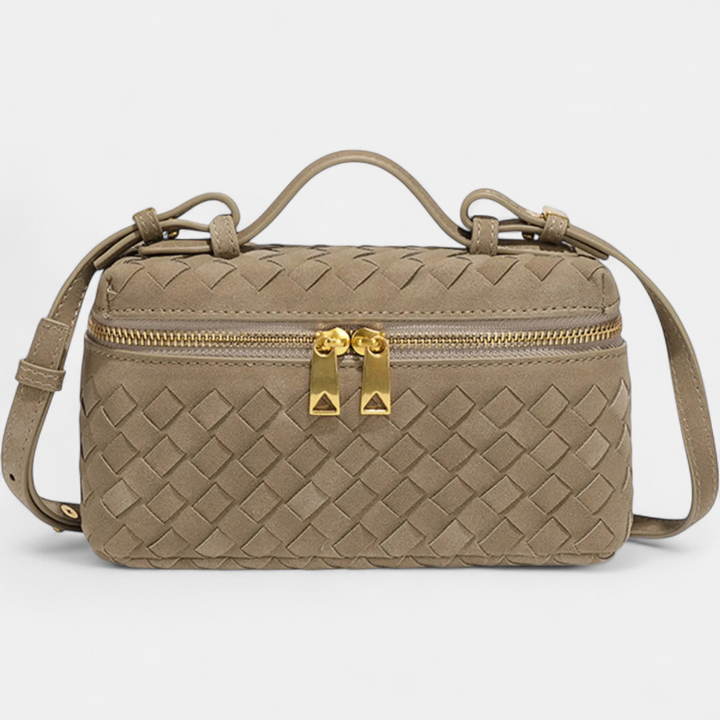 BRIGETTE™ – Vintage Matte Hand-Woven Box Bag