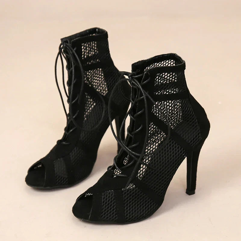 GAYLE™ – Elegant Mesh High Heels