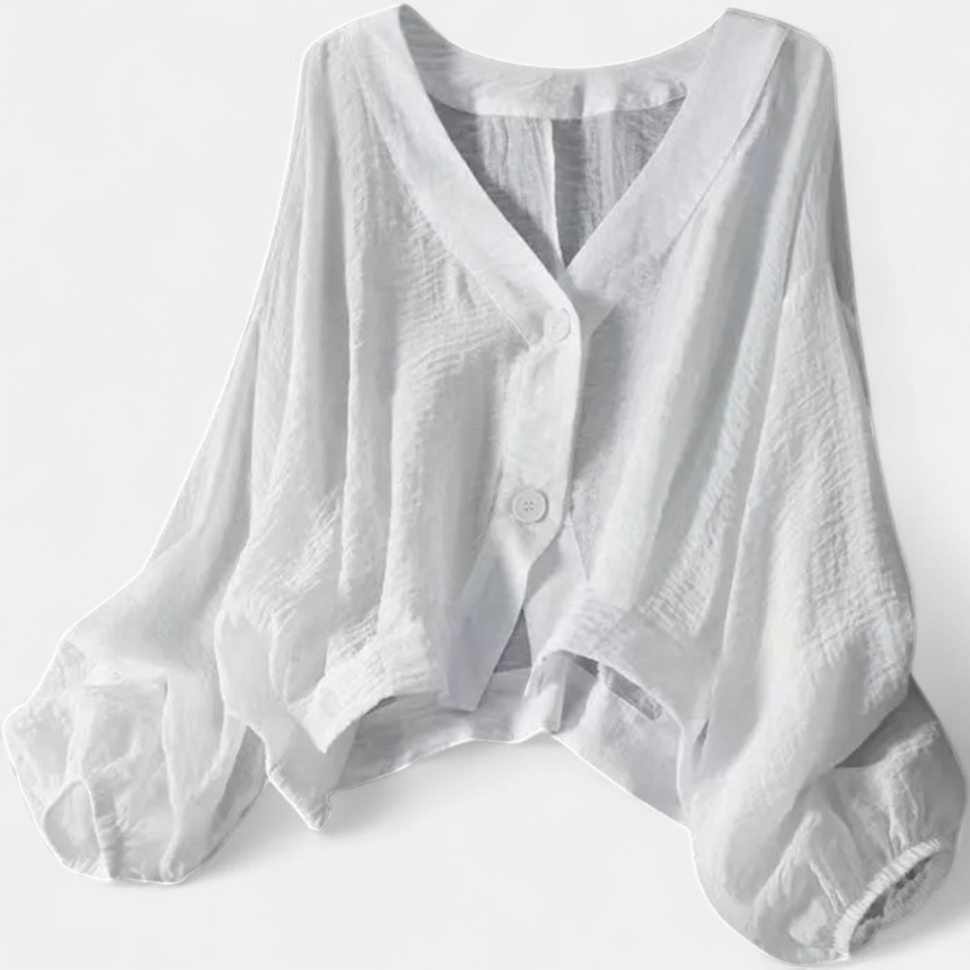 SOLÈNE™ – Breezy Sheer Sun Protection Blouse