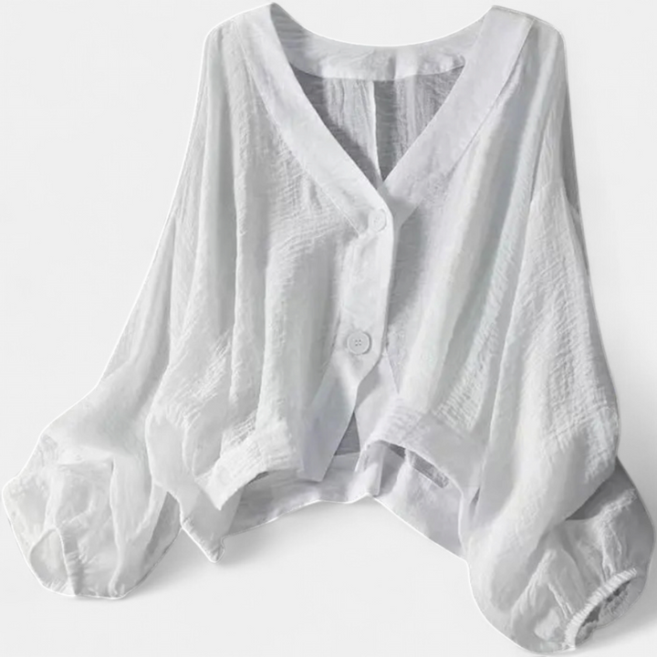 SOLÈNE™ – Breezy Sheer Sun Protection Blouse