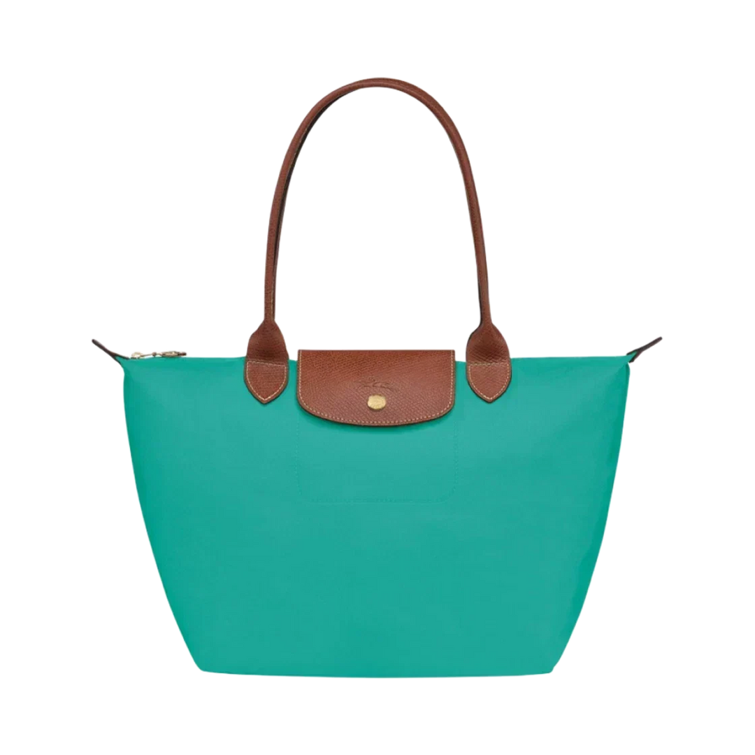 Spacious Turquoise Tote Bag