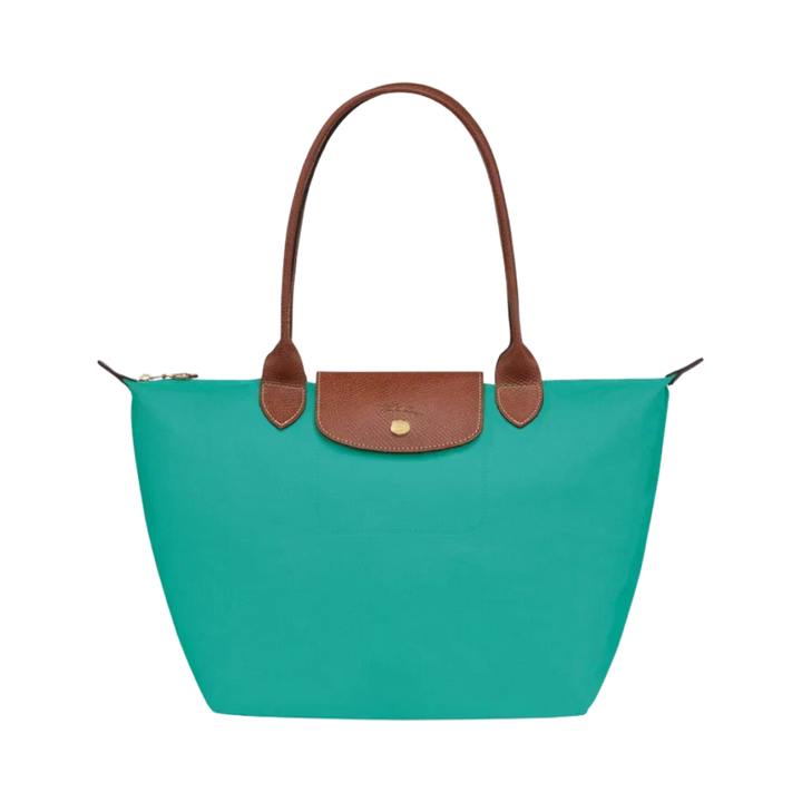 Spacious Turquoise Tote Bag