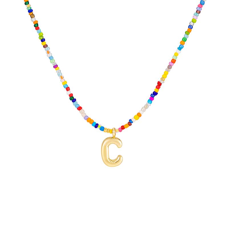 MACY™ - Colorful Bubble Letter Necklace