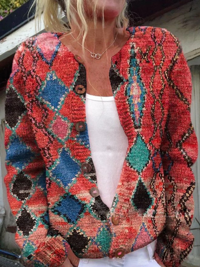 FLORA™ - Vintage Floral Cardigan