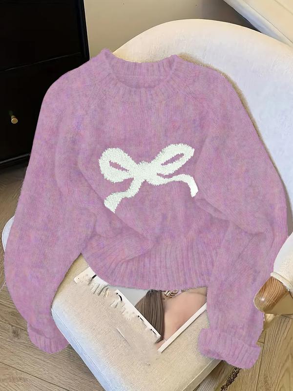 GRACIE™ - Elegant Bow Knit Sweater for Fall & Winter Fashion