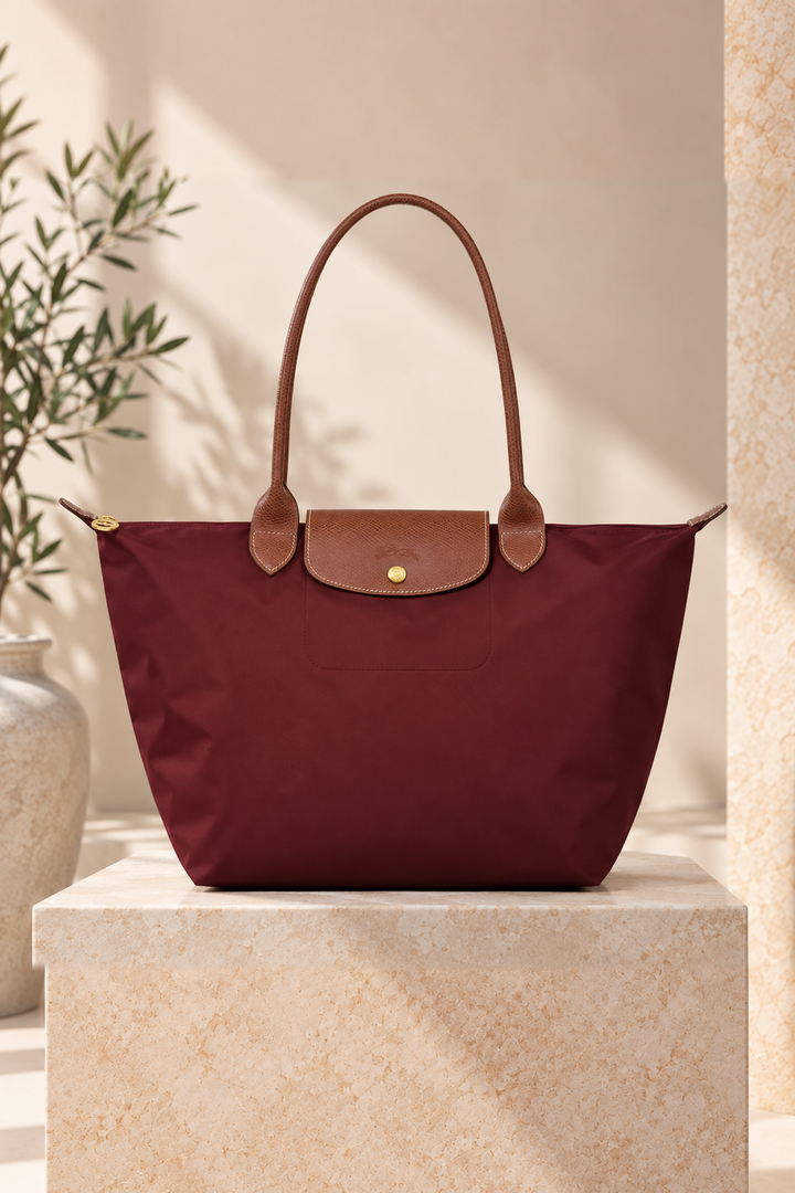Burgundy Grande Tote Bag