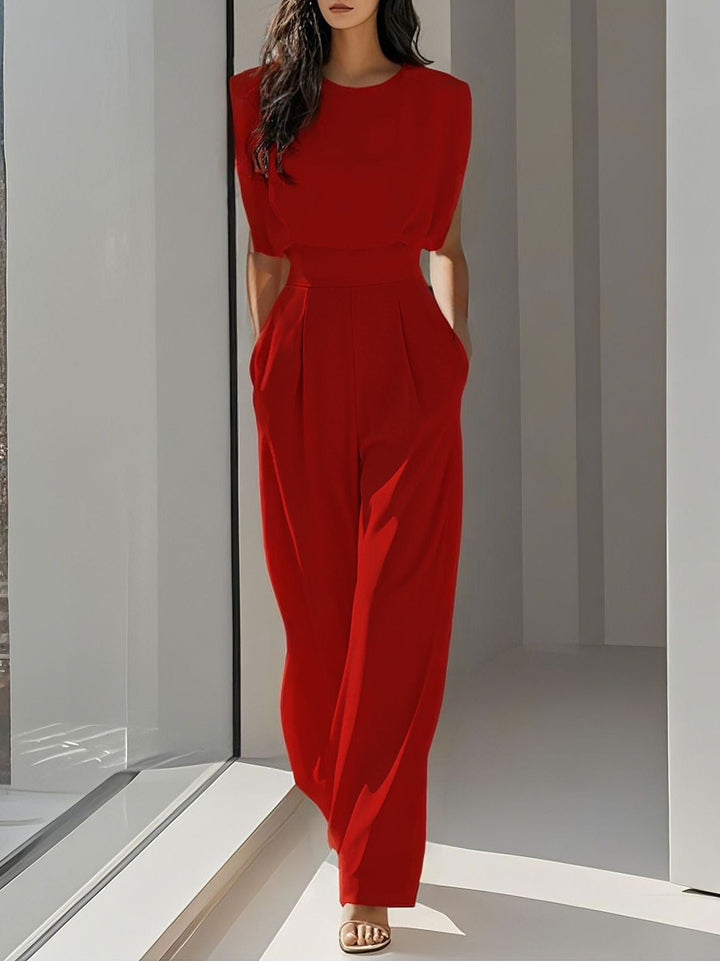 PAQUITA™ - Elegant Sleeveless Summer Jumpsuit
